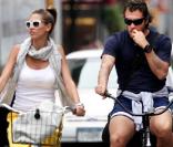 Christian Vieri et sa famille à New York, le 1er septembre 2009