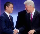 Bill Clinton accueille Matt Damon lors de la 5e Clinton Global Initiative