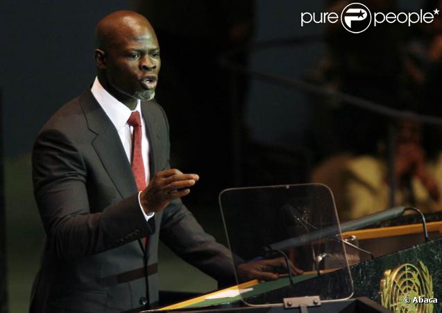 Djimon Hounsou s'exprime lors de la conférence climatique des Nations-Unies du 22 septembre