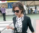 Victoria Beckham, à l'aéroport d'Heathrow. 23/09/09
