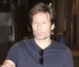 David Duchovny arrive au Jimmy Kimmel Show à Los Angeles le 22 septembre 2009