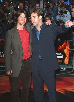 Tom Cruise et Russell Crowe