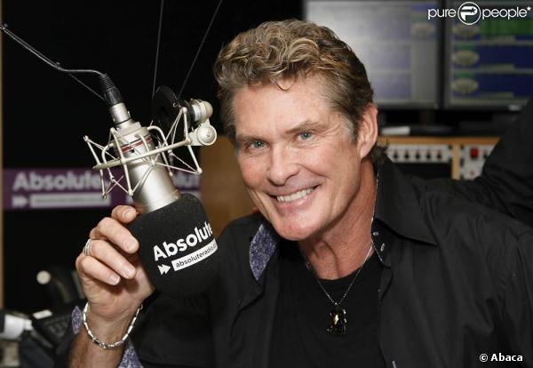 David Hasselhoff au micro de Radio Absolute le 28 septembre à Londres