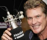 David Hasselhoff au micro de Radio Absolute le 28 septembre à Londres