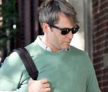Matthew Brodrick et son fils James (New York, 29 septembre 2009)