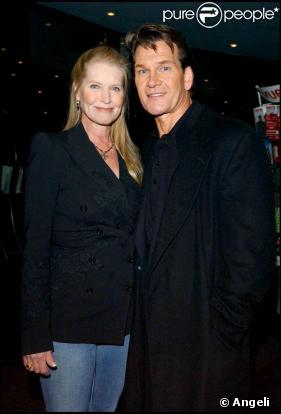Patrick Swayze et son épouse Lisa Niemi