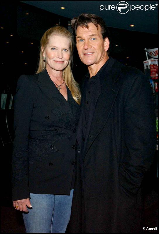Patrick Swayze et son épouse Lisa Niemi
