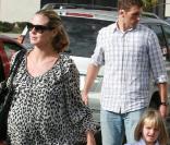 Heidi Klum et ses enfants près de la salle de sports de ces derniers. Le 29/09/09 à Los Angeles