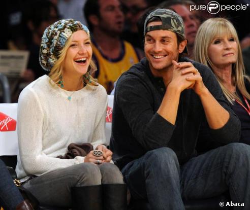 Oliver Hudson et sa soeur Kate Hudson en avril 2009 