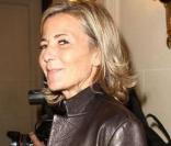 Claire Chazal au défilé Balmain à Paris le 1/10/09  
