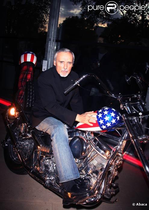 Dennis Hopper à Paris en octobre 2008 