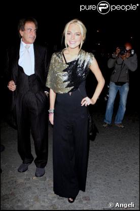 Lindsay Lohan à Paris, le 1er octobre 2009