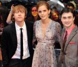 Rupert Grint, Daniel Radcliffe et Emma Watson