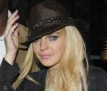 Lindsay Lohan arrive au VIP Room samedi 3 octobre