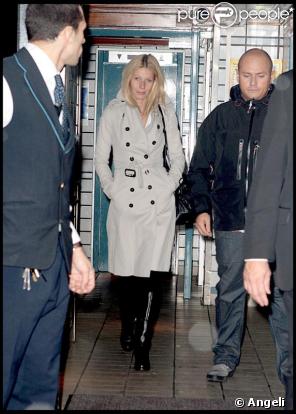 Gwyneth Paltrow à Paris, le 6 octobre 2009