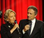 Bernadette Chirac, Michel Drucker et Carla Bruni