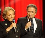Bernadette Chirac, Michel Drucker et Carla Bruni