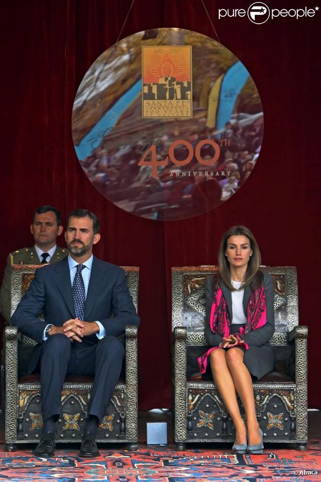 Felipe d'Espagne à l'anniversaire de la fondation de Santa Fe, au Nouveau-Mexique aux Etats-Unis