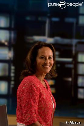 Ségolène Royal, lors de son passage au JT de TF1, en septembre 2009.