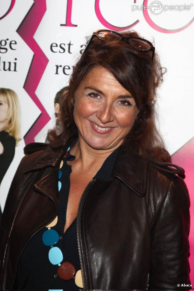 Nathalie Corre, lors de l'avant-première de  Divorces ! , dans l'enceinte de l'Elysée Biarritz, à Paris, le 8 octobre 2009 !