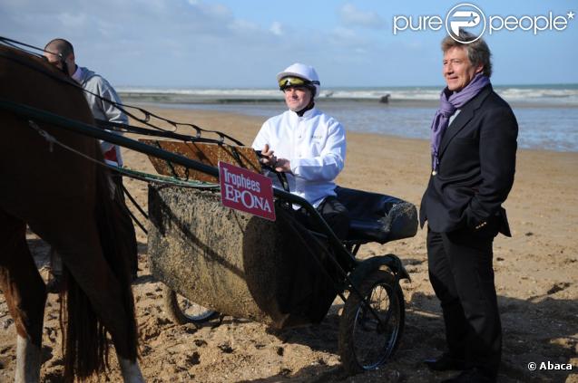 Patrick Sabatier lors du 16ème trophée annuel Epona à Cabourg le 10 octobre 2009