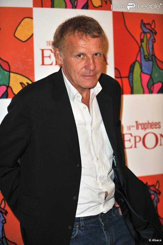 Patrick Poivre d'Arvor lors du 16ème trophée annuel Epona à Cabourg le 10 octobre 2009