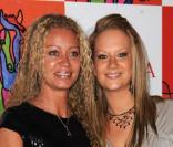 Raphaëlle Ricci et sa fille Alexane lors du 16ème trophée annuel Epona à Cabourg le 10 octobre 2009