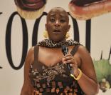 Dominique Magloire au salon du chocolat (13 octobre 2009)