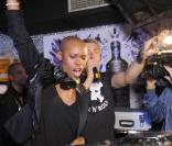 Skin, la chanteuse du groupe Skunk Anansie, à Milan, le 15 octobre 2009.