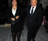 Anne Sinclair et son mari Dominique Strauss-Kahn ont assisté au mariage de Jean-Christophe Cambadélis, le 15 octobre 2009