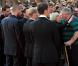 Les funérailles de Stephen Gately de Boyzone en l'église Saint Laurence O'Toole en Irlande le 17 octobre 2009