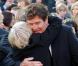 La mère de Stephen Gately lors de ses funérailles en l'église Saint Laurence O'Toole en Irlande le 17 octobre 2009