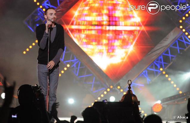 Concert pour la tolérance à Agadir, le 17 octobre 2009 : Christophe Willem 