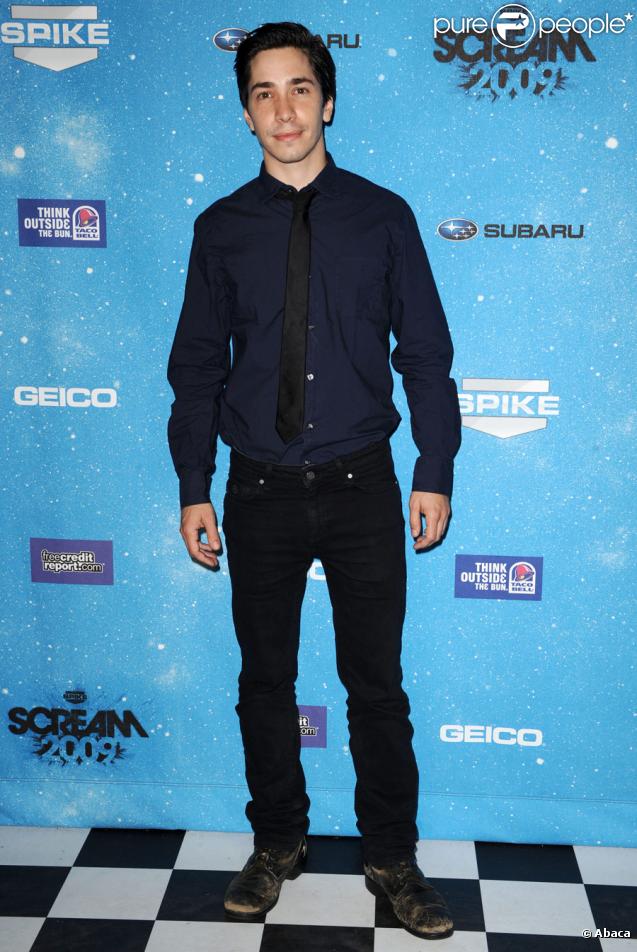 Justin Long lors de la cérémonie des Scream Awards 2009 de Spike TV à Los Angeles le 17 octobre 2009