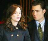 Leighton Meester sur le tournage de la saison 3 de  Gossip Girl , le 19 octobre 2009