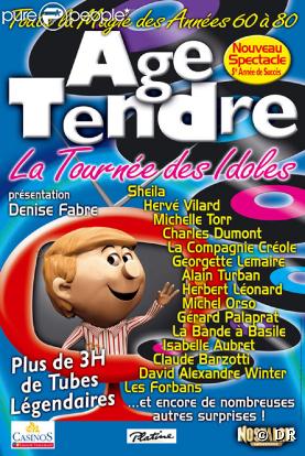Hervé Vilard à l'affiche de "Age Tendre"