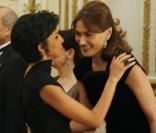 Carla Bruni et Rachida Dati en mars 2009.