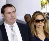John Travolta et sa femme arrivent au tribunal de Nassau le 23 septembre 2009 