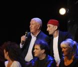 Stéphane Collaro, Jean François Derec, Arnaud Gidoin, Raphael Mezrahi à l'Olympia pour fêter les 10 ans de 