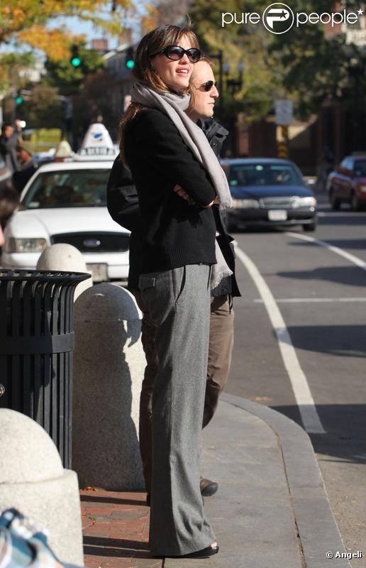 Jennifer Garner à Boston. Octobre 2009
