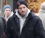 Ben Affleck à Boston, où il tourne  The Town . Octobre 2009