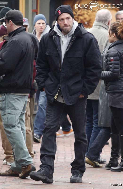 Ben Affleck à Boston, où il tourne  The Town . Octobre 2009