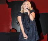 Myriam Abel en concert à Paris, le 25 octobre 2009