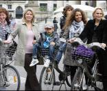 Myriam Seurat et Valérie Alexandre au Green Ride de Paris (25 octobre 2009)