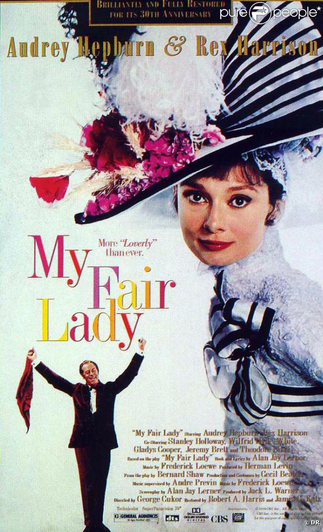 My Fair Lady de George Cukor avec Audrey Hepburn et Rex Harrison 