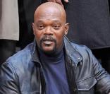 Samuel L. Jackson sur le tournage de la comédie  The other guys , d'Adam McKay, à New York, le 25 octobre 2009 !