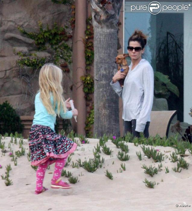 Sandra Bullock et Sunny, la fille de son mari Jesse James