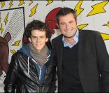 Michaël Gregorio et Jérôme Anthony, à l'occasion de la Demolition Party organisée par la marque LG pour le lancement de ses nouveaux écrans plats, à l'Esplanade de la Dafense, à Paris, le 27 octobre 2009 !