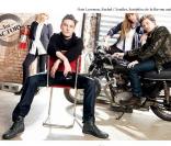 Nate Lowman, Rachel Chandler, Joséphine de la Baume et Sam Hayes pour Hogan 