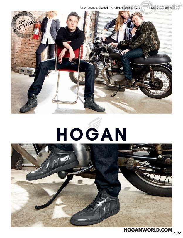 Nate Lowman, Rachel Chandler, Joséphine de la Baume et Sam Hayes pour Hogan 